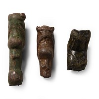Anglo-Scandinavian Bronze Stirrup Mount Terminal Group