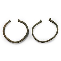Iron Age Celtic Bronze Bracelet Pair