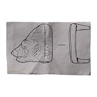 Iron Age Celtic Bronze Boar's Head Mount