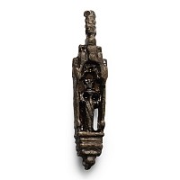 Medieval Bronze Figural Mount