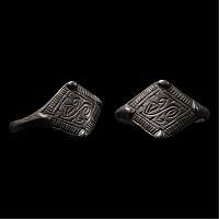 Medieval Silver Ring with Lozenge-shaped Bezel