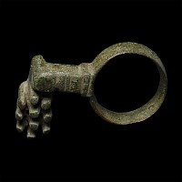 Roman Bronze Key Ring