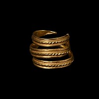Etruscan Gold Spiral Ring