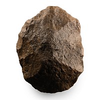 Stone Age Acheulean Dark Red Quartzite 'Homo Erectus' Handaxe