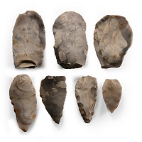 Stone Age Touvent Flint Tool Group