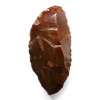 Stone Age Red Jasper Leaf-Shaped  Knife