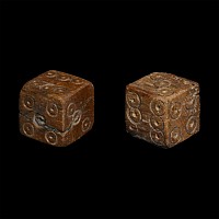 Roman Bone Dice Pair