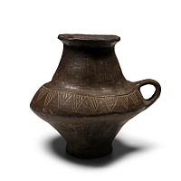 Etruscan Impasto Single-Handled Vase