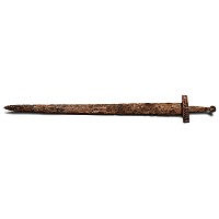 Migration Period Iron Sword with Jewelled Hilt