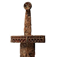 Migration Period Iron Sword with Jewelled Hilt