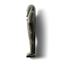 Large Egyptian Blue Glazed Hieroglyphic Shabti