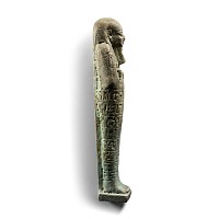 Large Egyptian Blue Glazed Hieroglyphic Shabti
