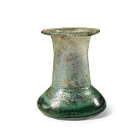 Late Roman Heavy Glass Flask
