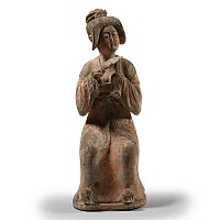 Chinese Tang Terracotta Courtly Lady