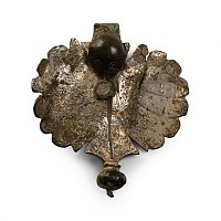 Roman Silvered Bronze Military Horse Harness Pendant