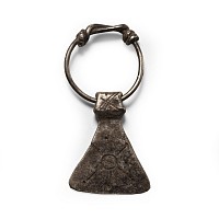 Viking Age Silver Axehead Pendant