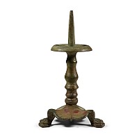 Roman Bronze Tripod Lamp Base