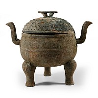 Archaic Chinese Style Bronze Vessel