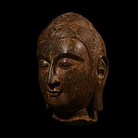 Monumental Chinese Tang Stone Head
