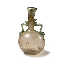 Roman Two-Handled Glass Flask
