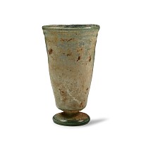 Roman Footed Glass Cup