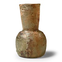 Roman Glass Flask with Everted Spout