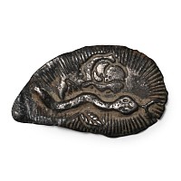 Western Asiatic Silver Applique with Snake
