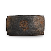 Western Silicia Bronze Jeweller's Stamp with Bust
