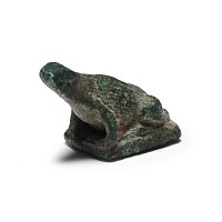 Egyptian Bronze Frog Weight