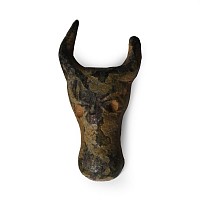 Iron Age Celtic Bronze Bull's Head Gold Stater Weight