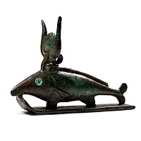 Large Egyptian Bronze Oxyrhynchus Fish of Per-Medjed