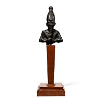 Large Egyptian Bronze Figure of Osiris