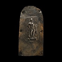 Roman Silver Votive Plaque with Hercules