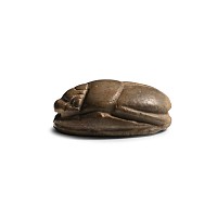 Phoenician Stone Scarab with Inscription