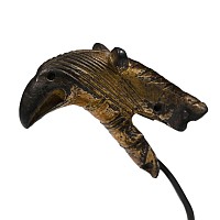 Anglo-Saxon Gilt Bird-Headed Finial