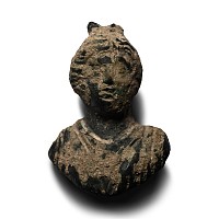 Roman Bronze Bust of a Woman