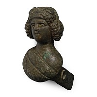 Roman Bronze Bust of Child Dionysus