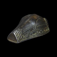 Scandinavian Viking Bronze Boar Brooch with Figures