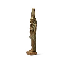 Large Egyptian Faience Amulet of the Goddess Isis