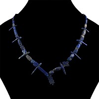 Bactrian Style Lapis Lazuli Bead Necklace String