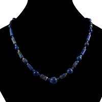 Bactrian Style Lapis Lazuli Bead Necklace String
