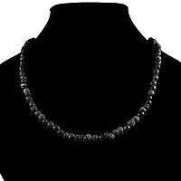 Roman Black Glass Bead Necklace String