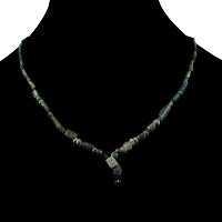 Roman Green Glass Bead Necklace String
