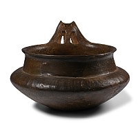 Large Villanovan Terracotta Impasto Kyathos