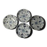 Tek Sing Treasure Shipwreck Glazed Blue and White Dish Set