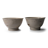 Hoi An Cargo Shipwreck Glazed Bowl Pair