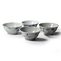 Tek Sing Treasure Shipwreck Glazed Blue and White Bowl Set