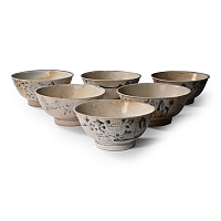 Tek Sing Treasure Shipwreck Glazed Blue and White Large Bowl Set
