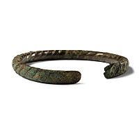Viking Age Bronze Twisted Bracelet with Knolled Terminals