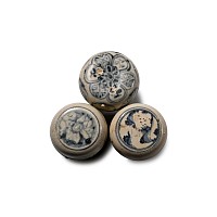 Hoi An Cargo Shipwreck Glazed Blue and White Lidded Box Collection
